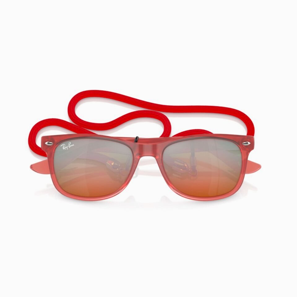 Ray-Ban Junior New Wayfarer RJ 9052S 7145A8 47 - Kırmızı Çocuk Güneş Gözlüğü