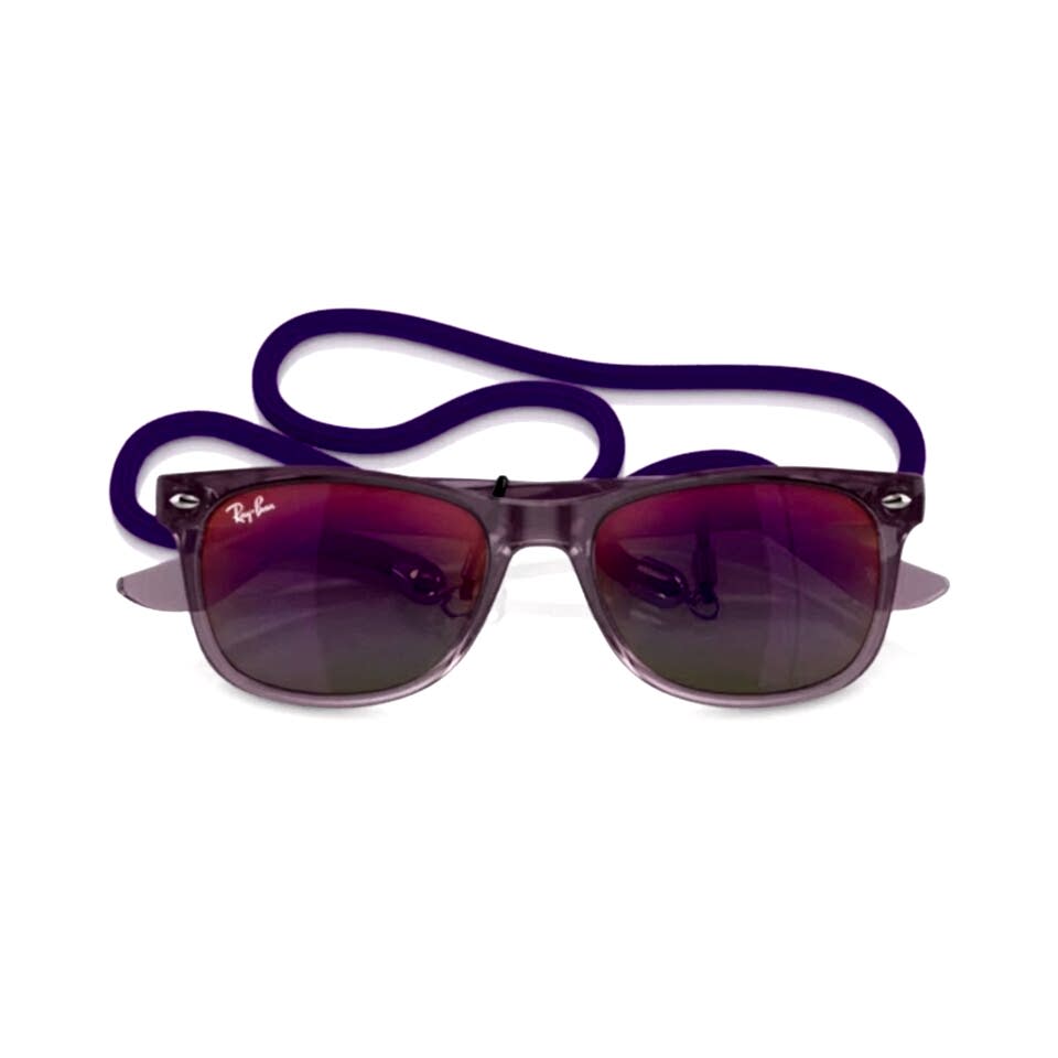 Ray-Ban Junior New Wayfarer RJ 9052S 7147B1 47 - Mor Çocuk Güneş Gözlüğü